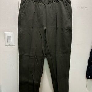 Everlane Women’s Dark Green Stretchy Dress Pants